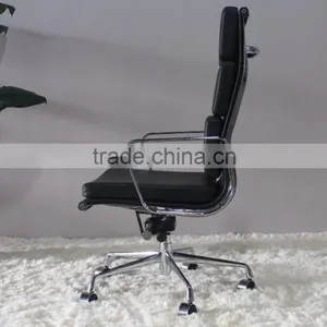 High Back Soft Pad Chair Pu/genuine Leather Material With Soft Cusion Office Chair thumbnail-3