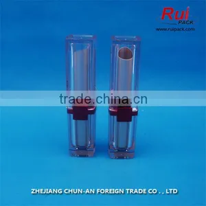 High Quality Elegant Lipstick Tube Container, Empty Acrylic Cosmetic Lipstick Tube thumbnail-1