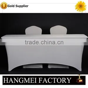Spandex Table Cloth Polyester Banquet Wedding Cheap Table Cloth thumbnail-2