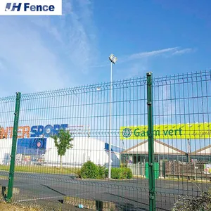 Welded Wire Mesh Fence Panel 3D Outdoor Panel Garden Fence thumbnail-4