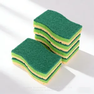 Durable Cellulose Dish Sponge Long-Lasting Kitchen Cleaning Pad thumbnail-1