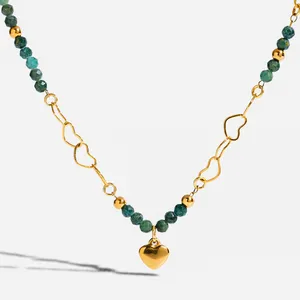 Customized Waterproof Matte Stainless Steel Fashion Jewelry Necklace for Wholesale thumbnail-4