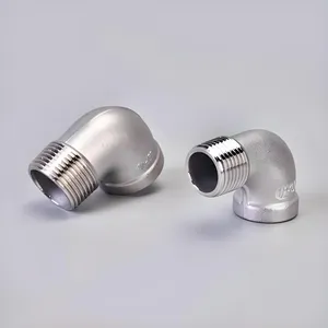 Factory Price Construction Parts Thread Inside 316 Stainless Steel Pipe Fittings Accessories Elbow 90 thumbnail-3
