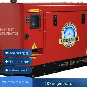 Judian 10kw Single-phase Skirted Box Vehicle-mounted Diesel Silent Generator Kjd13000td thumbnail-1
