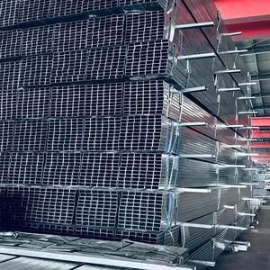 Ms Shs Rhs Steel Profiles Galvanized Welded Steel Square Pipe 2.5 Inch Hot DIP Galvanized Steel Rectangular Pipe thumbnail-4