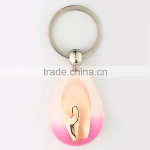 2016 Hot Selling Keychain With Real Sealife Peacock Shell thumbnail-4