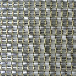Deep-textured Stainless Steel Woven Mesh, Suitable for Elevator Car Walls, Luxury Decorative Panels, and Reception Areas thumbnail-5