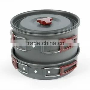 5~6persons Outdoor Portable Cookware Camping Aluminum Alloy PY71005 thumbnail-1