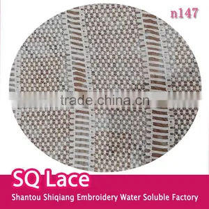 Fabric Lace/embroidery Milk Silk for Full Lace Water Soluble for Garment Gccessory thumbnail-1