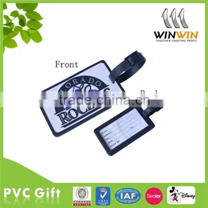 Soft PVC Luggage Tag/ Rubber Luggage Tag/ Plastic Travel Tag thumbnail-1