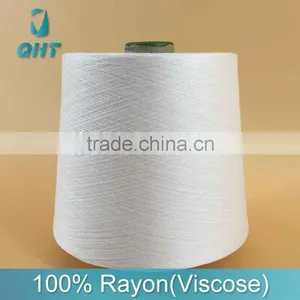 High Quality 100% Viscose Ring Spun Yarn 40s/1 for Knitting Weaving thumbnail-4