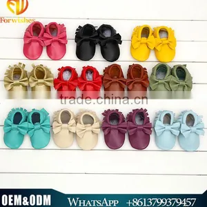 Hot Sale 2016 Fashion Style Tassel Toddler Shoes Leather Toddler Baby Shoes Bow Section Tassel Shoes thumbnail-1