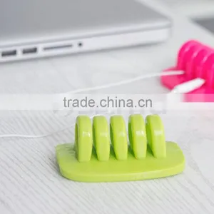 Silicone Desk Wall Adhesive Cable Clip Organizer thumbnail-4
