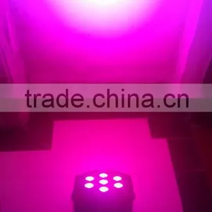 7pcs 10w Flat Led Par Rgbw for dj Stage Wall Wash Effect Dmx512 Ac110-240v Good Cheap Price thumbnail-4