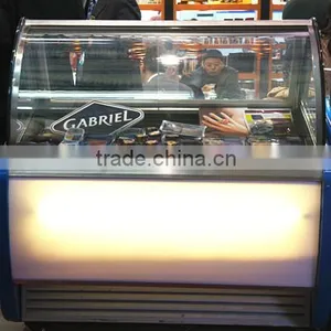 Hot Selling Ice Cream Display Equipment BKN-B1-1600 for Gelato Shop thumbnail-4