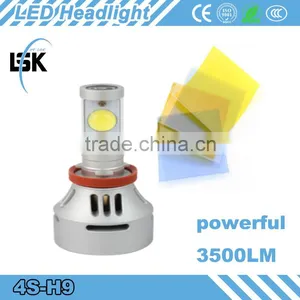 LANSEKO High Brightness Auto Parts 4s LED Headlight 3500LM H10 Led Headlamp Powerful thumbnail-1