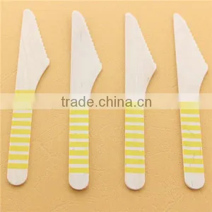 Eco-friend Wholesale Wooden Knives/mini Dessert Knives Suit for Party/afternoon Tea thumbnail-5