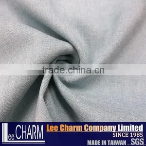Green Elastic Twill Polyester Spandex Blend Spacer Garment Fabric thumbnail-1