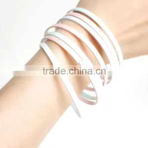 Mixed Color Fashion Bangle Set thumbnail-3