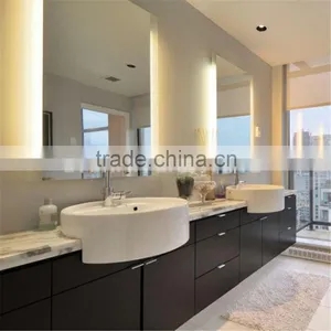 UL ETL Custom Frameless LED Lighted Wall Mirror thumbnail-5