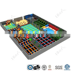 Good Price Jumping Trampoline Rectangle Indoor Playground Type Trampoline Park thumbnail-3