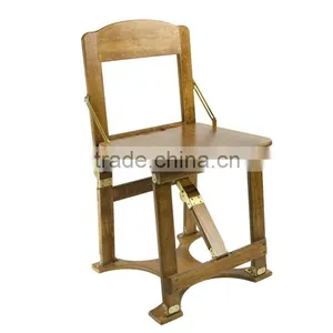 Portable Wooden Folding Chair thumbnail-1