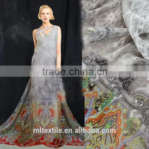 Printed French Silk Chiffon Fabric Prices thumbnail-3