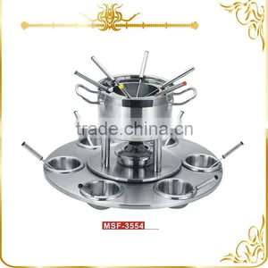 23pcs Wholesale Stainless Steel Fondue Pot Sets thumbnail-1