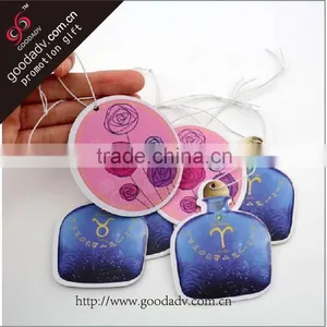 2016 Customized Fashion Christmas Decoration Perfume Car Vent Clips Air Freshener thumbnail-1