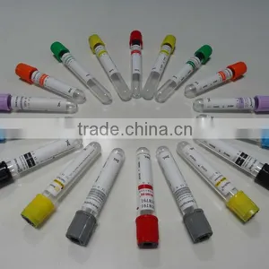 PET/Glass Medical Disposable Vacuum Blood Test Collection Tube (heparin Tube Green) With CE&ISO thumbnail-2