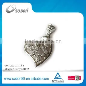 Product You Can Import From China 925 Silver Necklace. Beauty Rechangeble Silver Pendant Necklace thumbnail-1