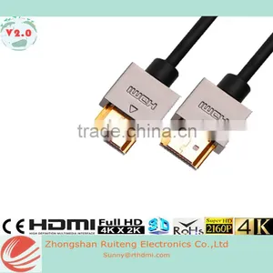 High Speed V2.0 HDMI Cable With Zn Alloy Connector and Ethernet From 0.5m-100m Support 3D and 4k thumbnail-2