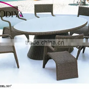 Outdoor Garden Furniture Poly Wicker Rattan Sofa thumbnail-1