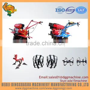 7.5HP Petrol Tractor Walk Tiller Cultivator With Rotary Tiller thumbnail-6
