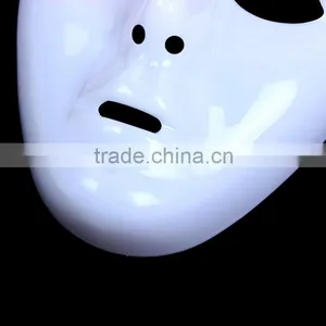 Cheap Wholesale White Green Plastic PVC Dance JabbaWockeeZ Mask for Men thumbnail-5