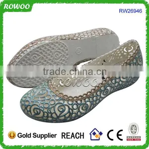 New Fashionable Crystal Lady Flat Pvc Shoes Summer Shoes 2016 thumbnail-2