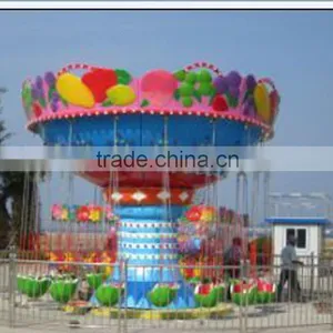 24 Seats Chair Flying Kiddie Rides Swing Rides Amusement Flying Chair Rides With RFP Material thumbnail-3