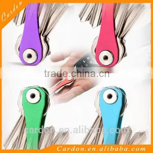 New Keychain Hard Oxide Aluminum Key Clip Folder Chain Pocket Tool Wholesale Aluminum Smart Key Holder, Orginzer Keychain thumbnail-2