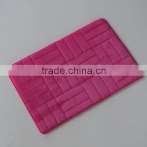 New Design Fleece Floor Mat With Anti Slip Base thumbnail-5