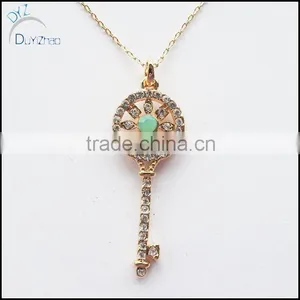 Gold Pendants With Diamond thumbnail-1