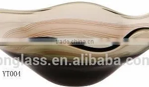 Waves Shape Glass Fruit Plates Fruit Bowl thumbnail-1