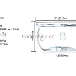 Top Quality Glass Tea Warmer Wholesale Teahouse Teaware Family Teaset Candle Warmer thumbnail-5