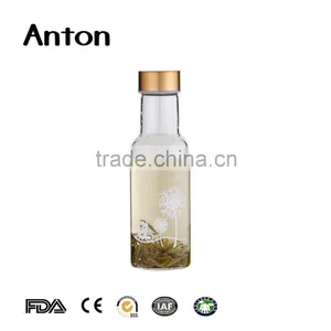 Glass Material Water Bottles Hot Sale Promotional Tea Water Bottle Unbreakable Glass Water thumbnail-2