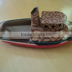 Stone Handpainted Tugs Steam Boat thumbnail-1