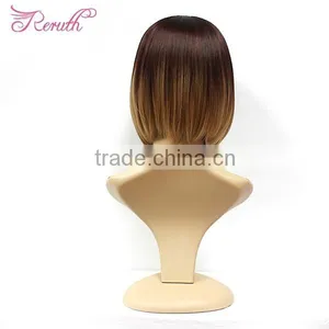High Quality Wholesale Short Straight Bob Style Human Hair Wig thumbnail-4