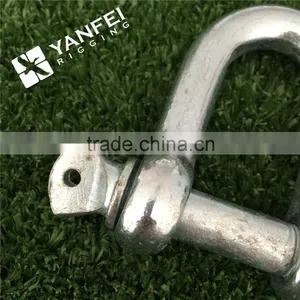 Stainless Steel D Type Shackle With Round Pin thumbnail-4