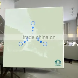 Touch Screen Switch HOT SALE Phone Control Smart Light Switch Zigbee Smart Home Automation System thumbnail-1