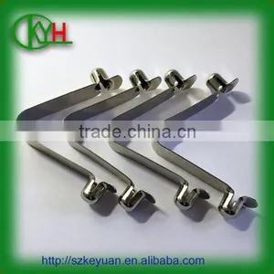 OEM Spring Steel V Shape Tube Lock Spring Double Button Clip thumbnail-2
