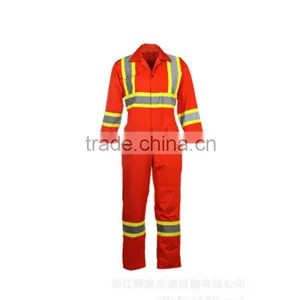 Hot Sell High Visibility Safety Industrial Coveralls Workwear With Reflective Tape thumbnail-2