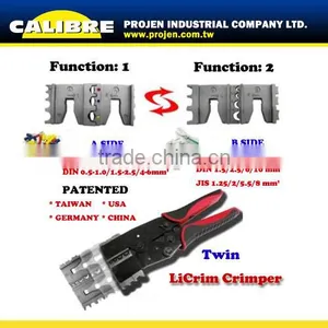 CALIBRE 105PC Twin Quick Change Ratchet Crimper Tool Set Ratchet Crimping Tool thumbnail-3